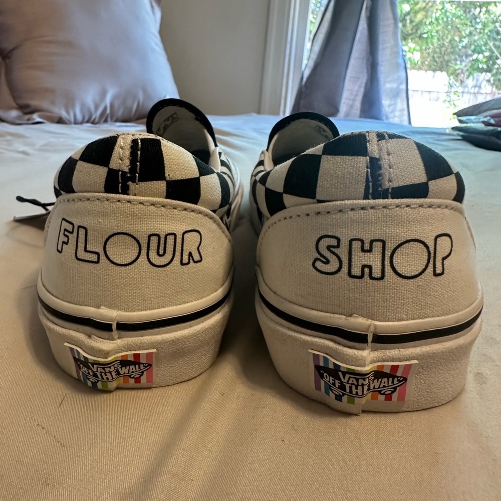 Vans Flour Shop Icon Checker Board Slip on‎ shoes Size 6.5 Women’s NWOB - Picture 10 of 12
